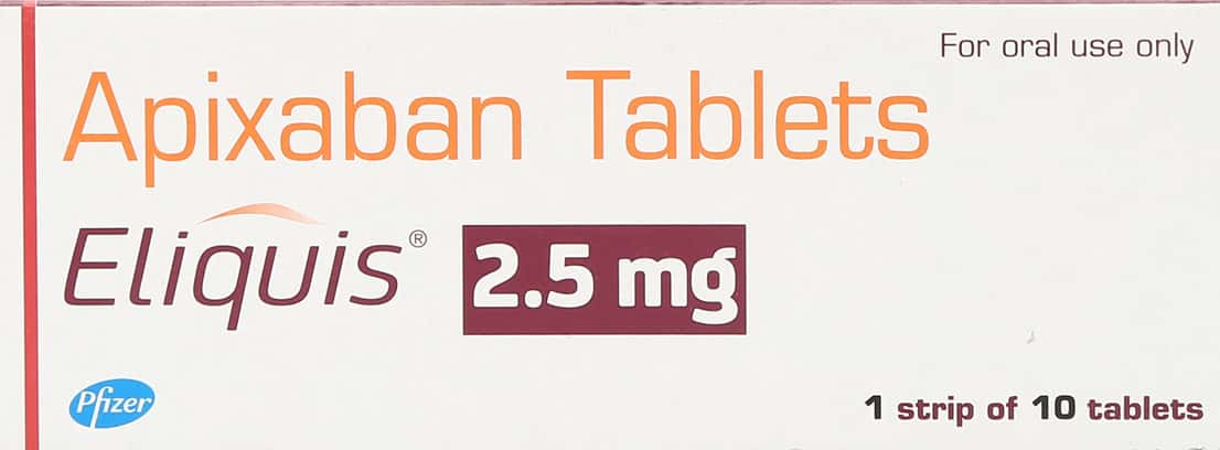 Eliquis 2.5mg Tablets