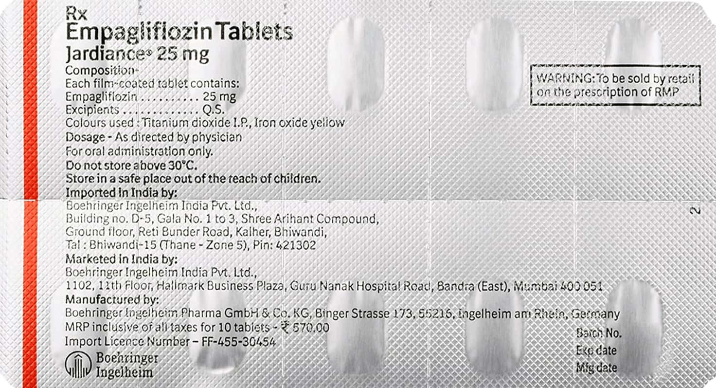 Jardiance 25mg Tablets
