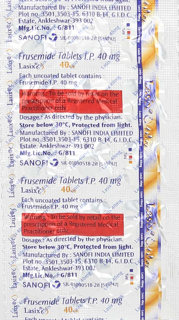 Lasix 40mg Tablets