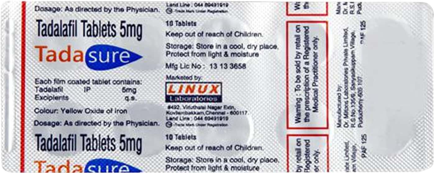 Tadarise 5mg Tablets