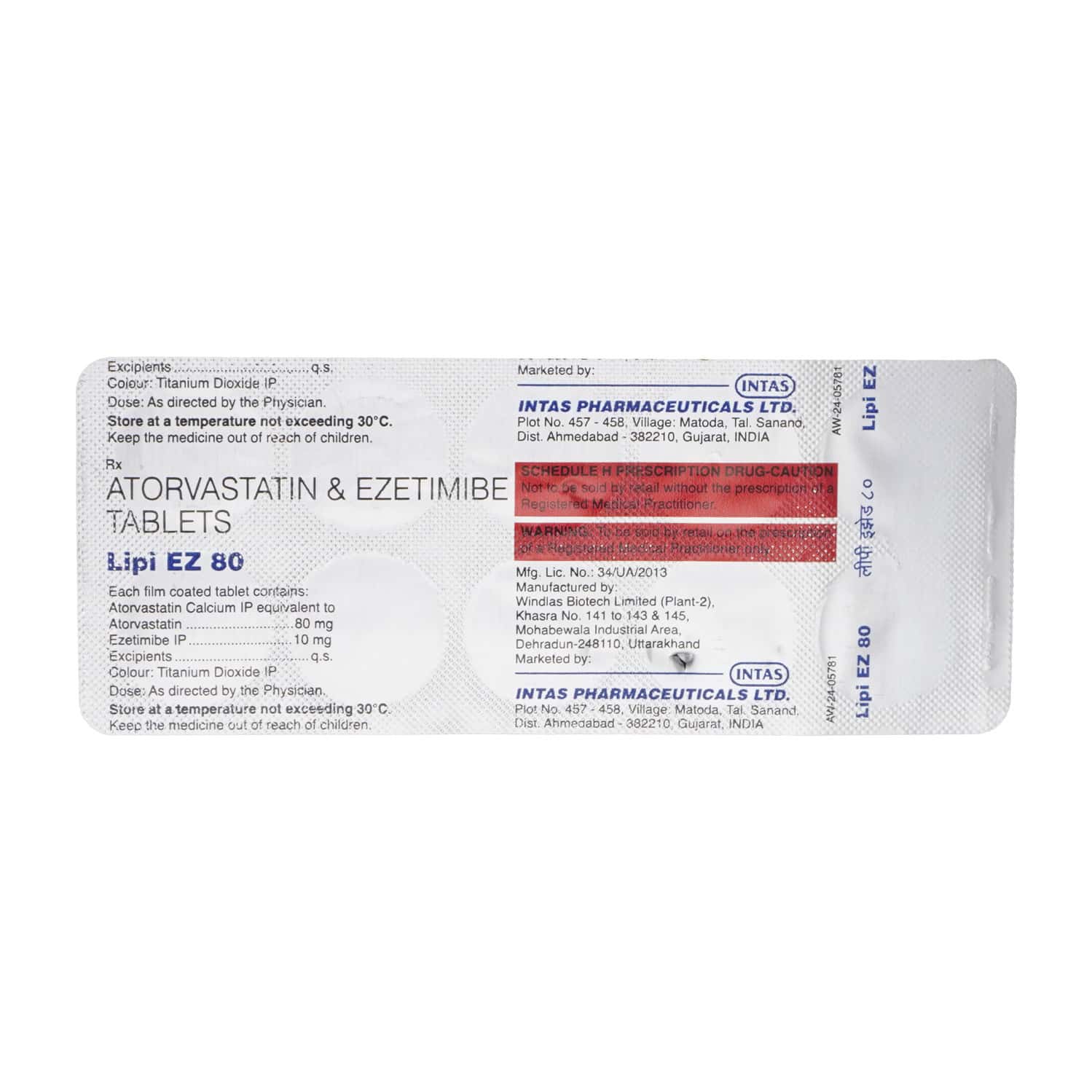 Lipidator 80mg Tablets
