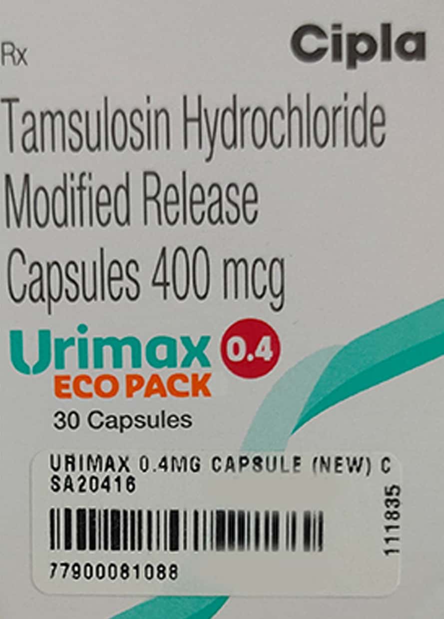 Urimax 0.4mg Tablets