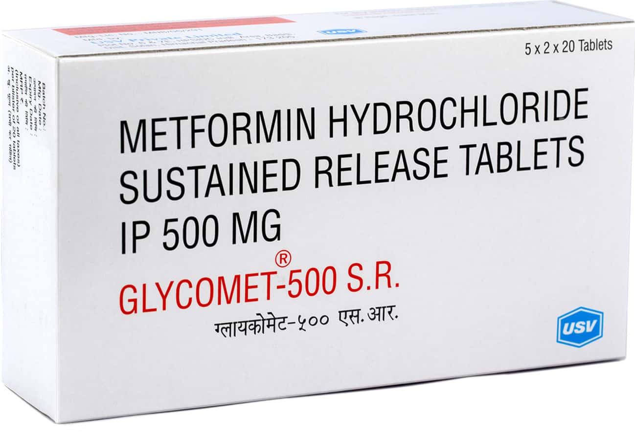 Glycomet Sr 500mg Tablets