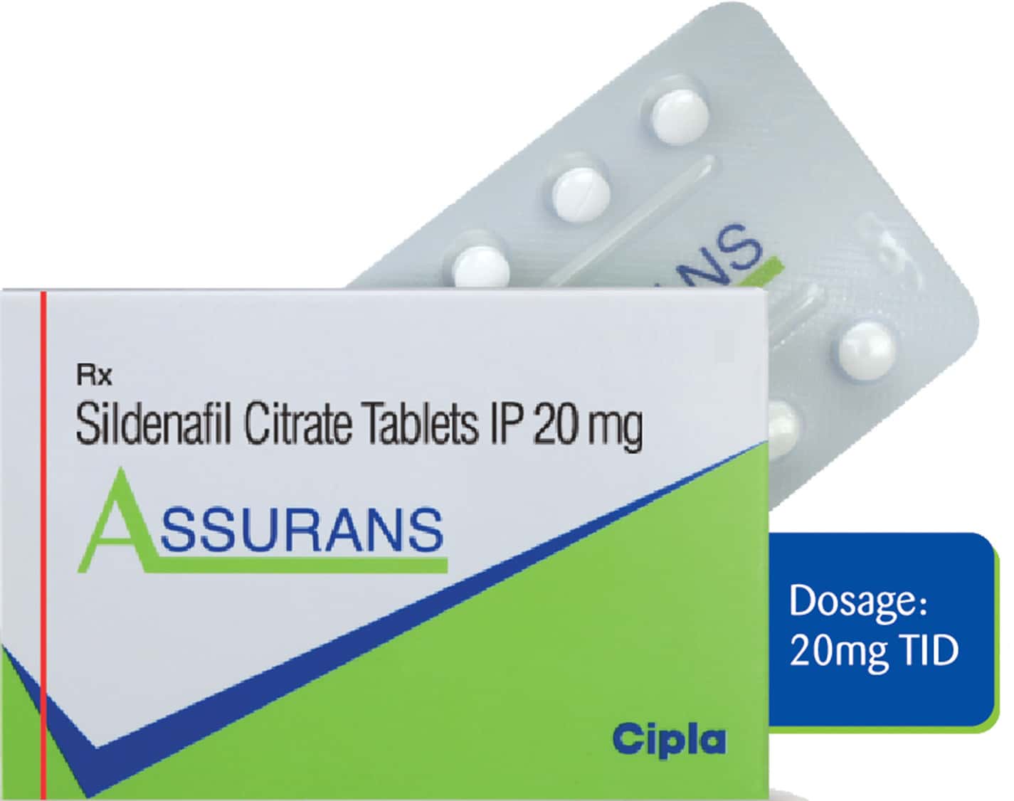 Assurans 20mg Tablets-105TAB