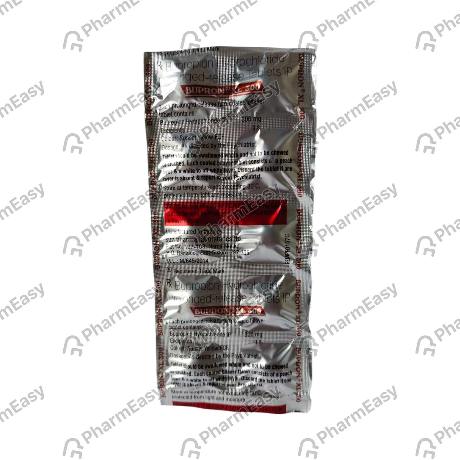 Bupron Xl 300mg Tablets