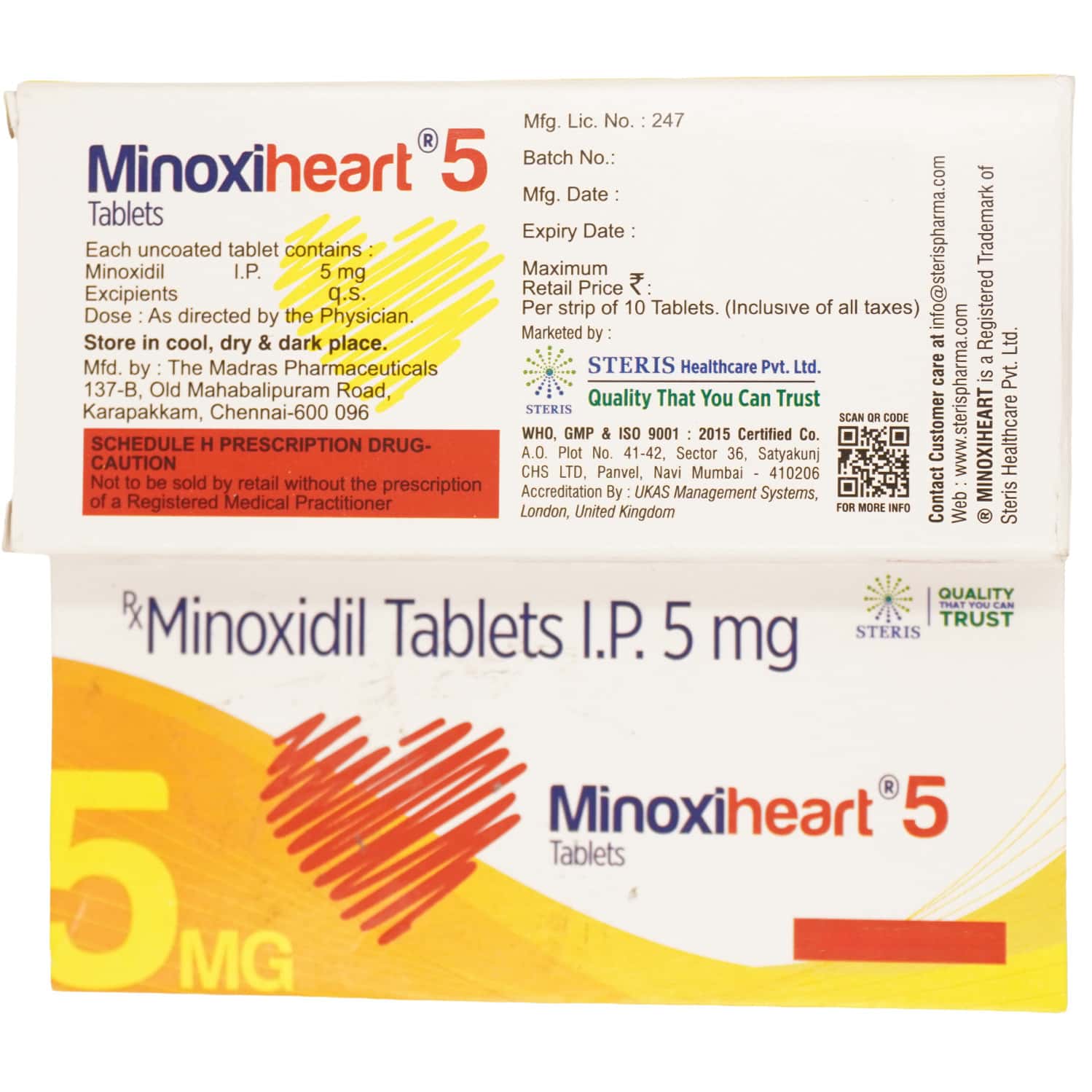Minoxytop 5mg Tablets