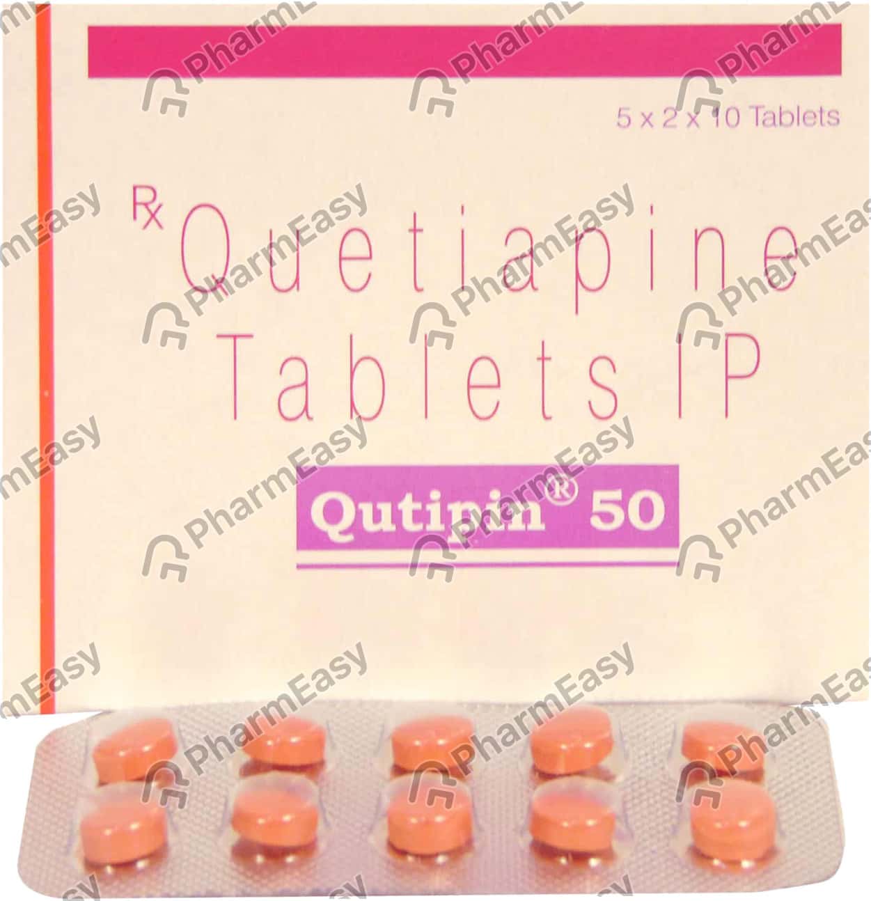 Qutipin 50mg Tablets