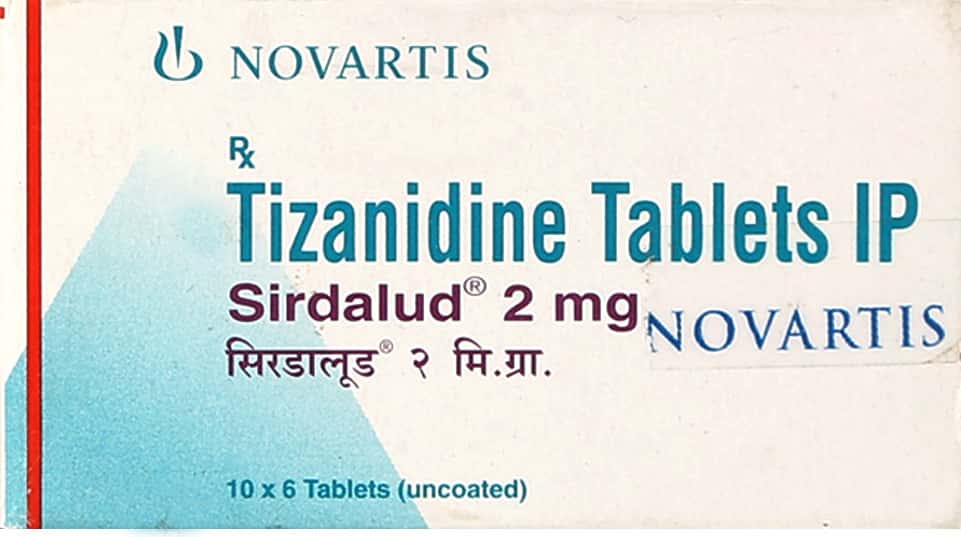 Sirdalud 2mg Tablets
