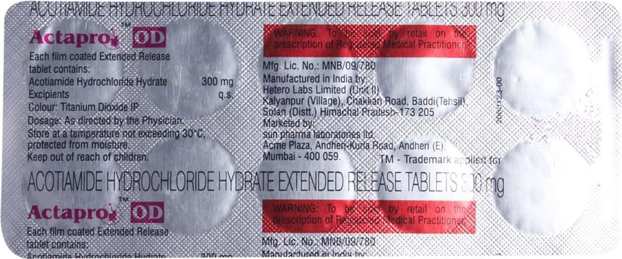 Actapro OD 300mg Tablets