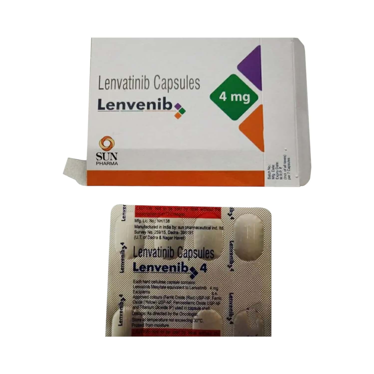 Lenvenib 4mg Tablets