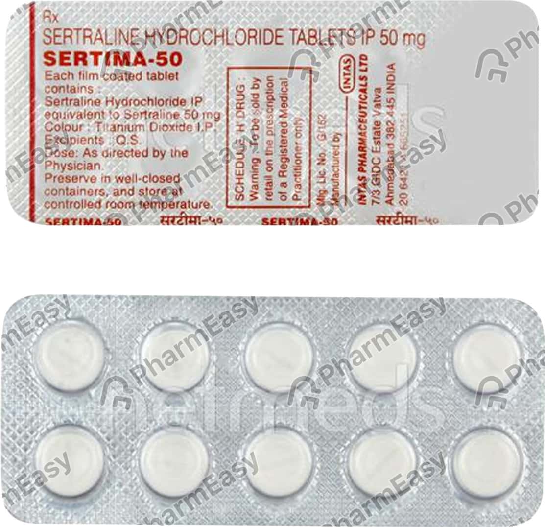 Sertima 50mg Tablets