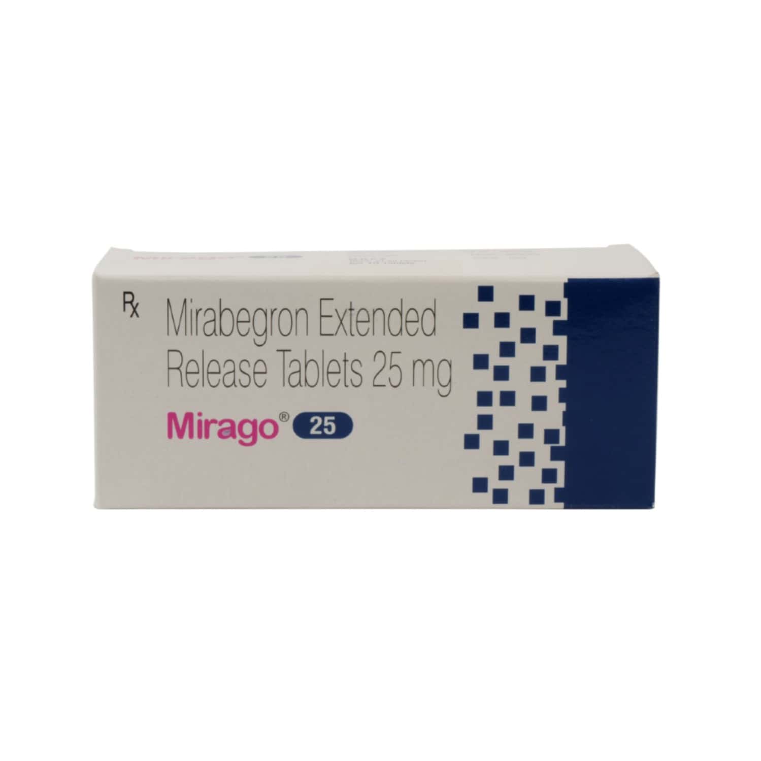 Mirago 25mg Tablets