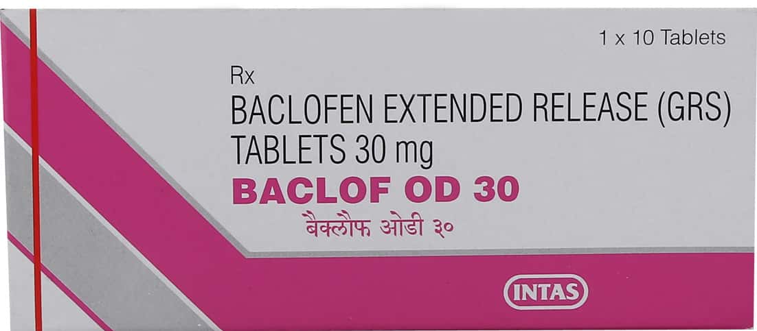 Baclof Od 30mg Tablets