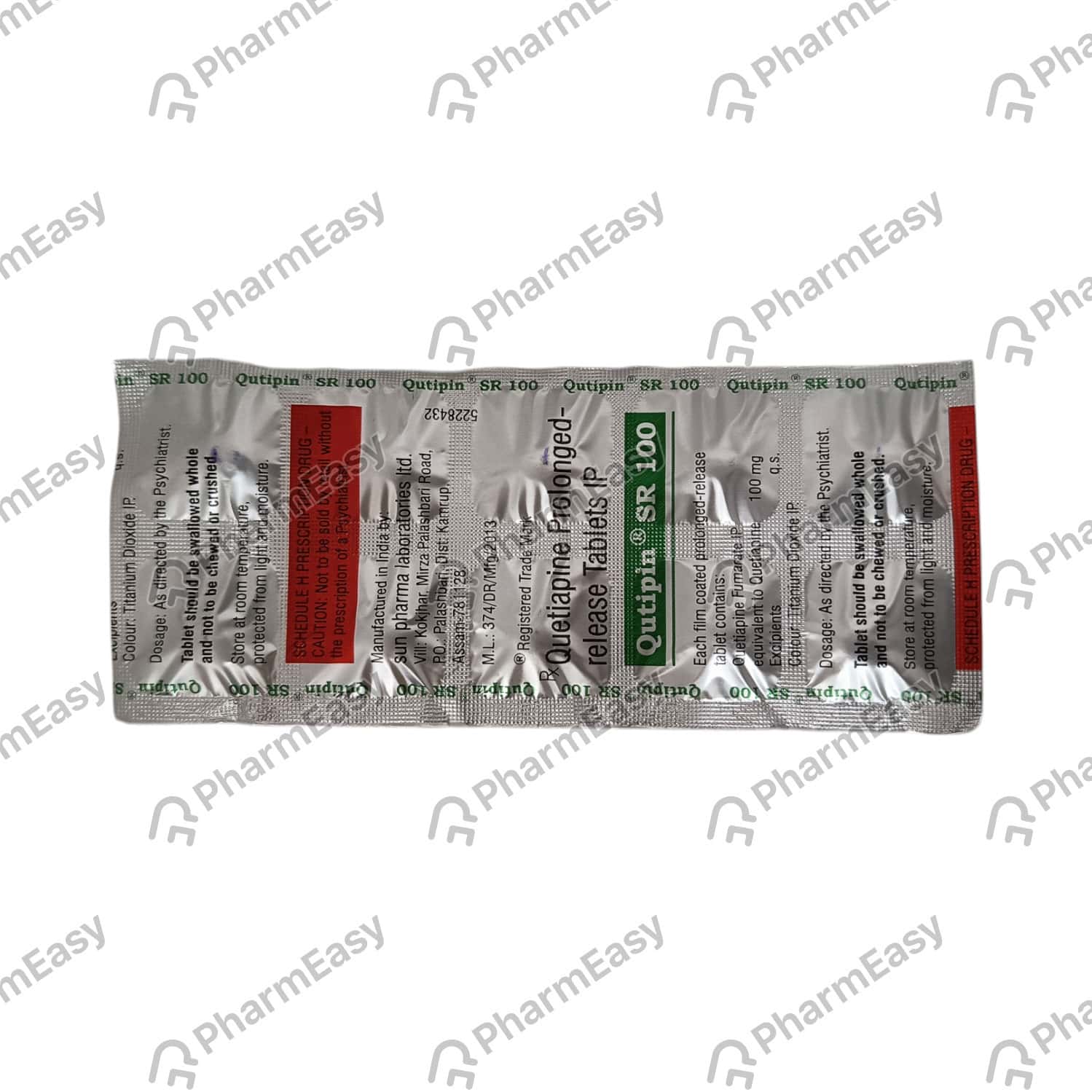 Qutipin 100mg Tablets