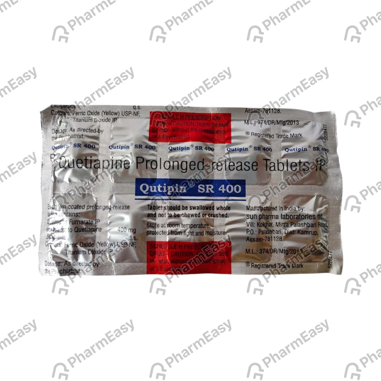 Qutipin Sr 400mg Tablets