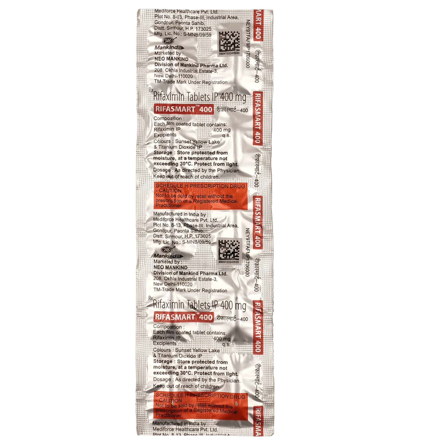 Modasmart 400mg Tablets