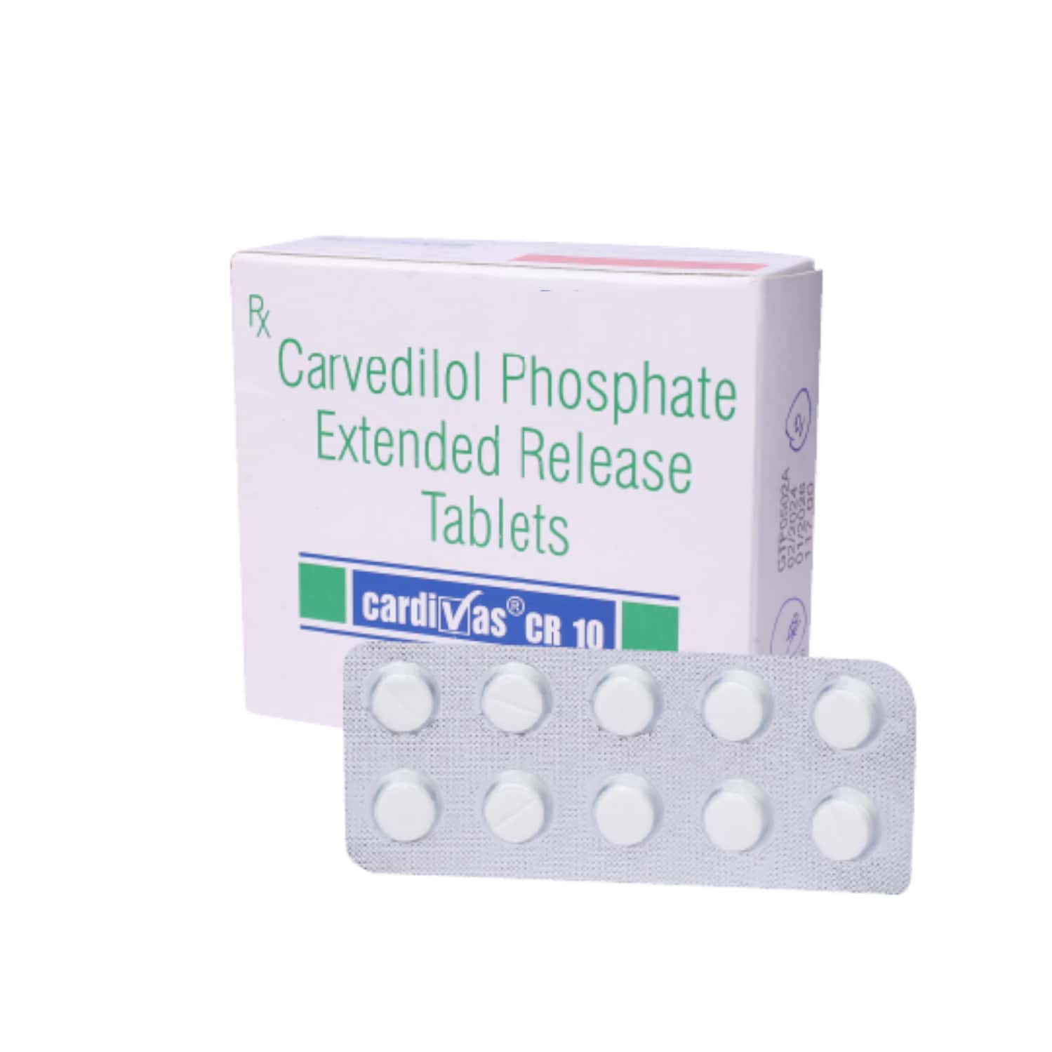Cardivas Cr 10mg Tablets