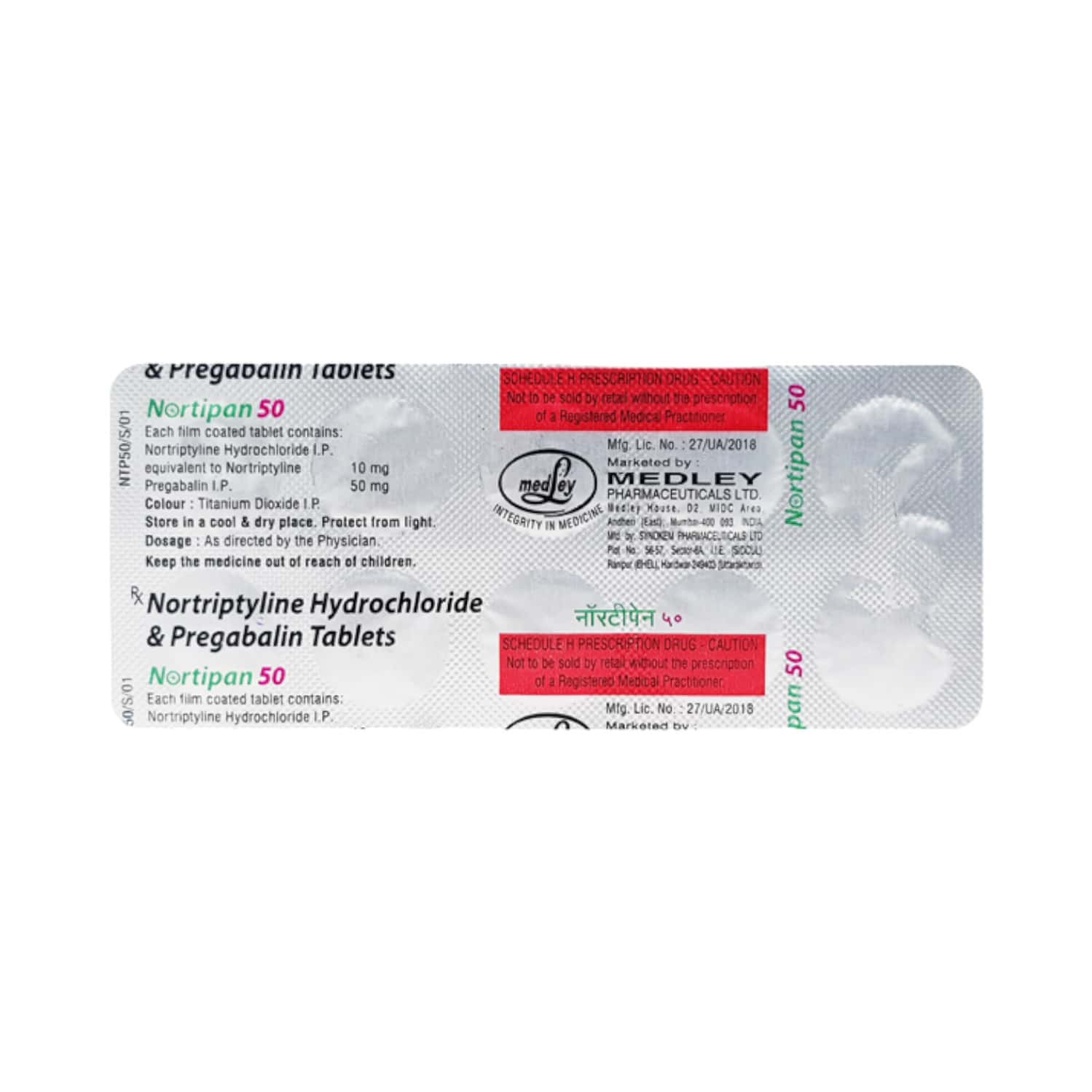 Nortimer 25mg Tablets