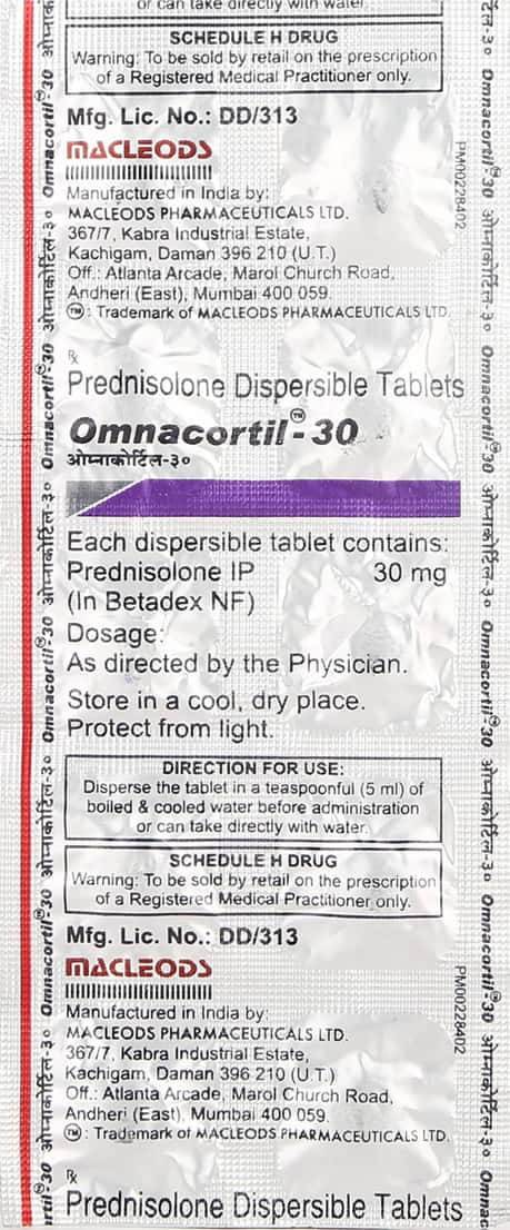 Omnacortil 30mg Tablets