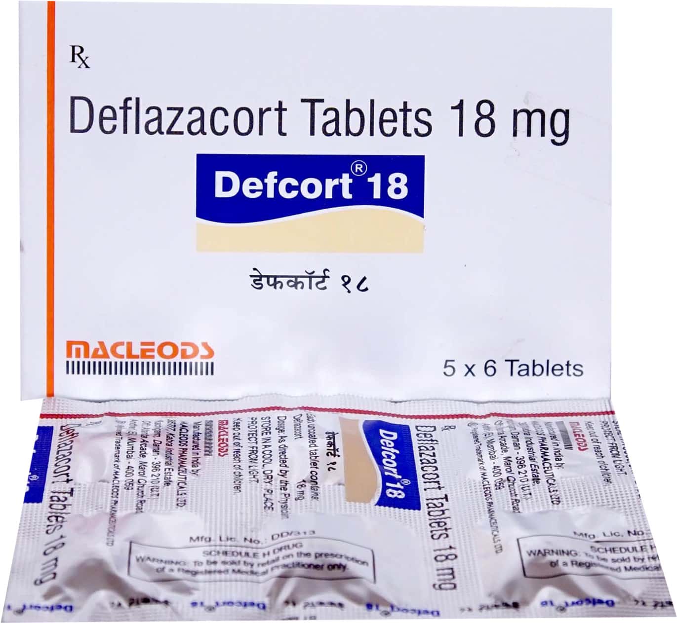 Defcort 18mg Tablets