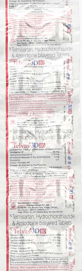 Telvas-Am 80/5mg Tablets