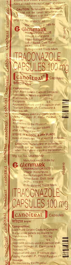 Canditral 100mg Tablets