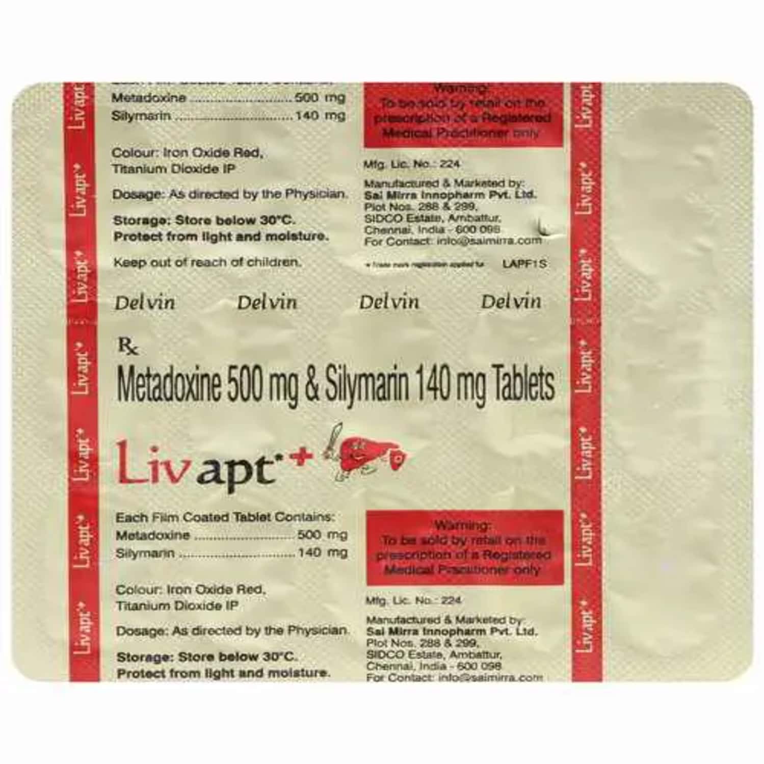 Livapt 500mg Tablets
