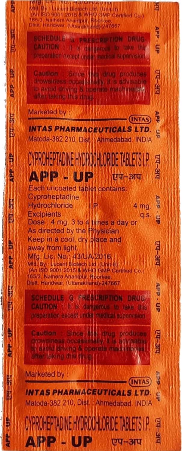 App Up 4mg Tablets