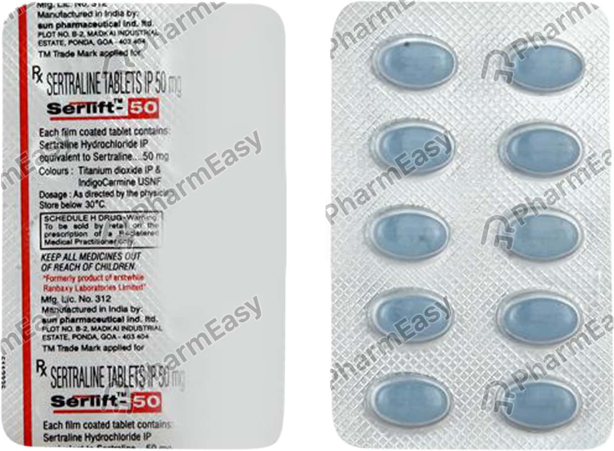 Serlift 50mg Tablets