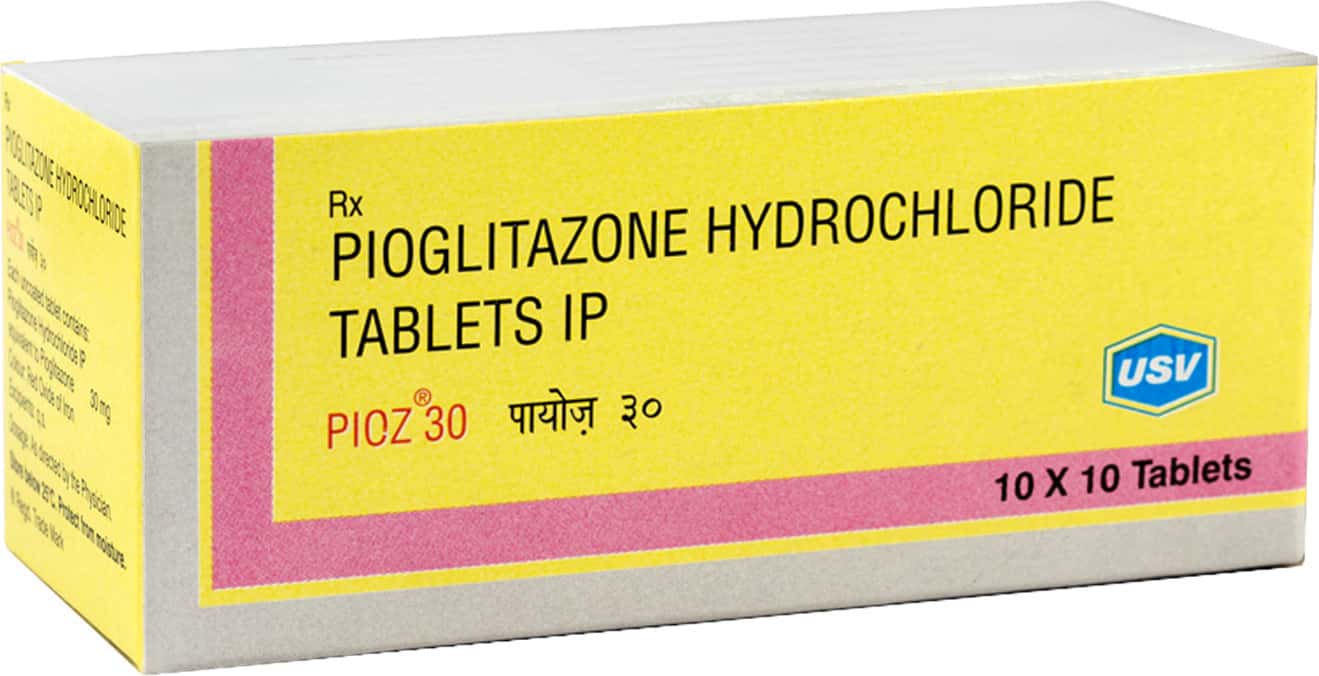 Pioglit 30mg Tablets