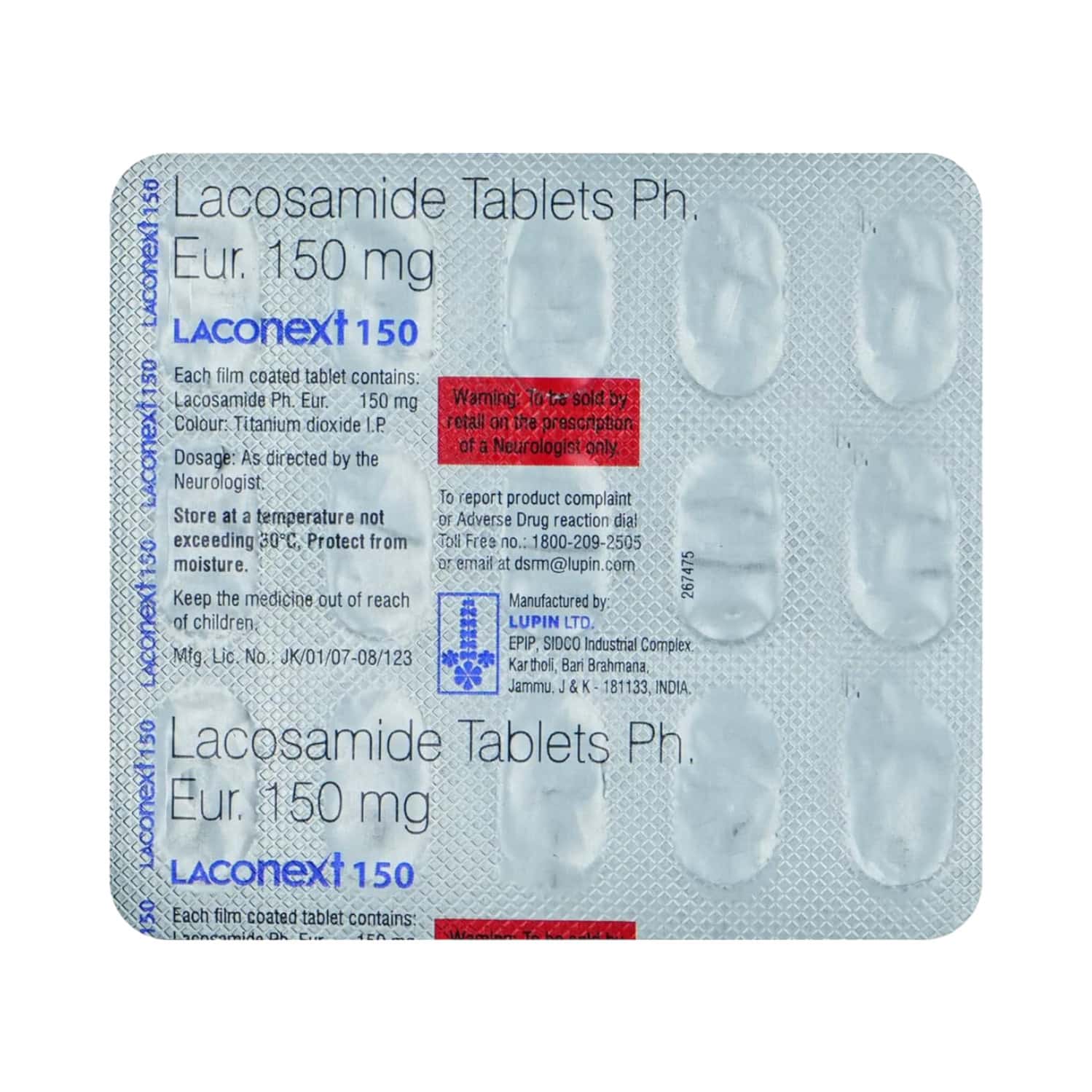 Laconext 150mg Tablets