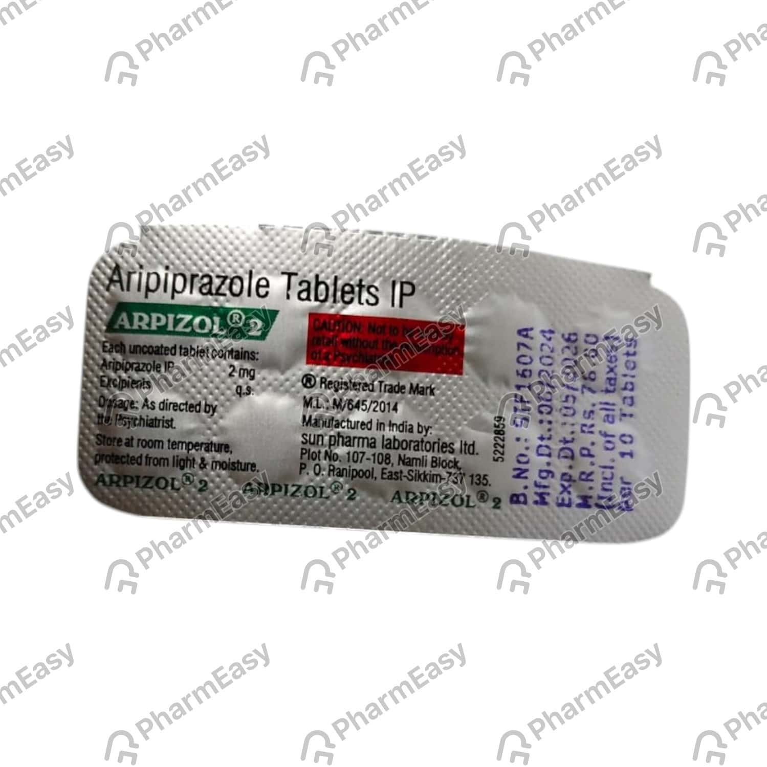 Arpizol 2mg Tablets