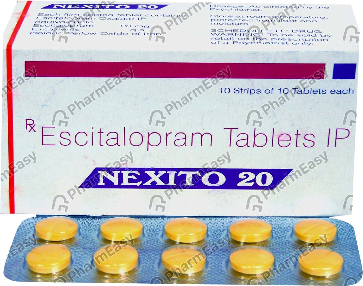Nexito 20mg Tablets