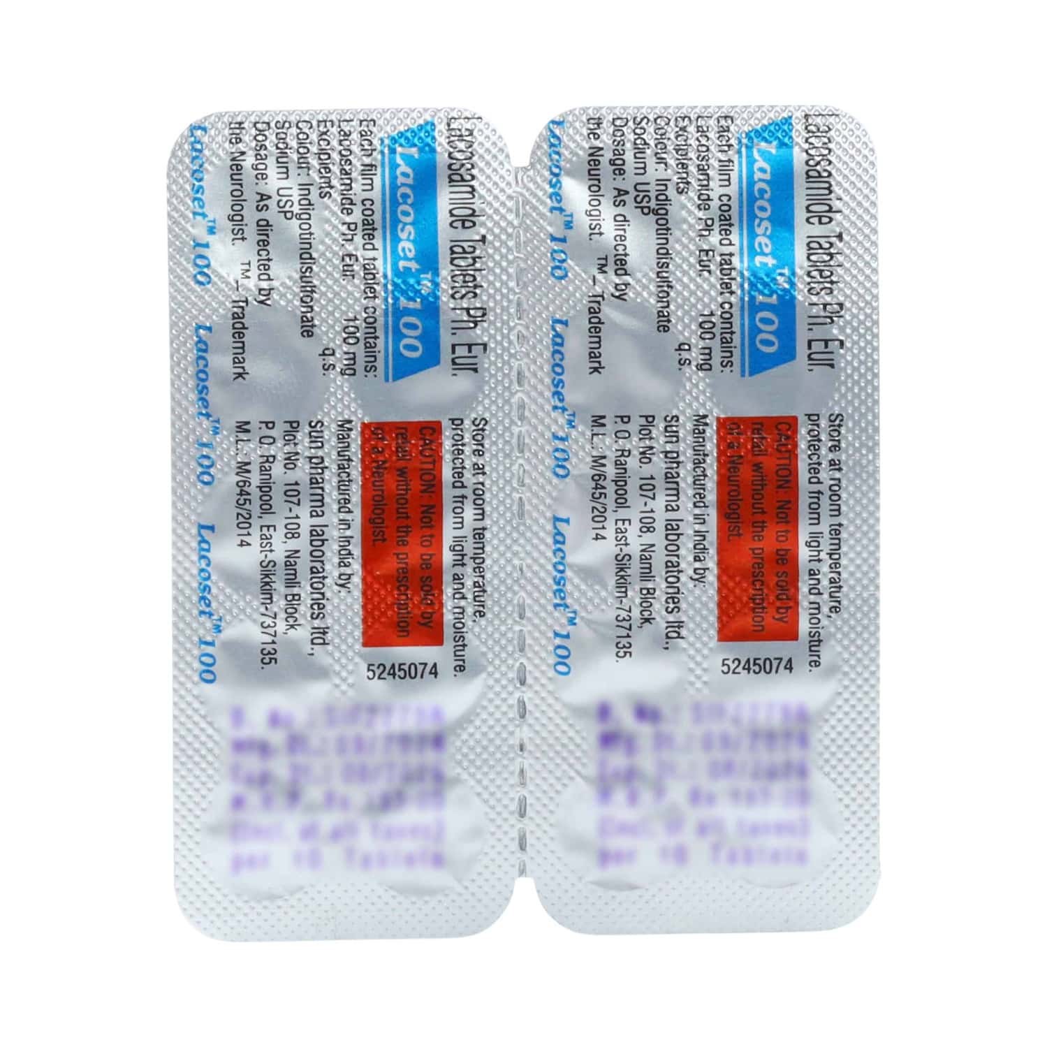 Lacosoft 100mg Tablets