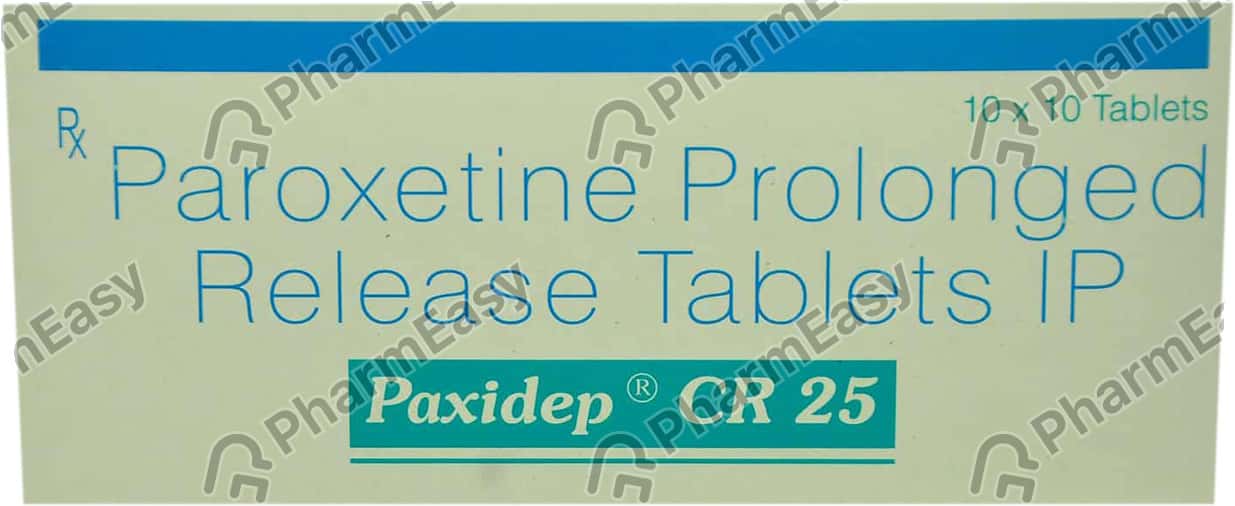 Paxidep Cr 25mg Tablets