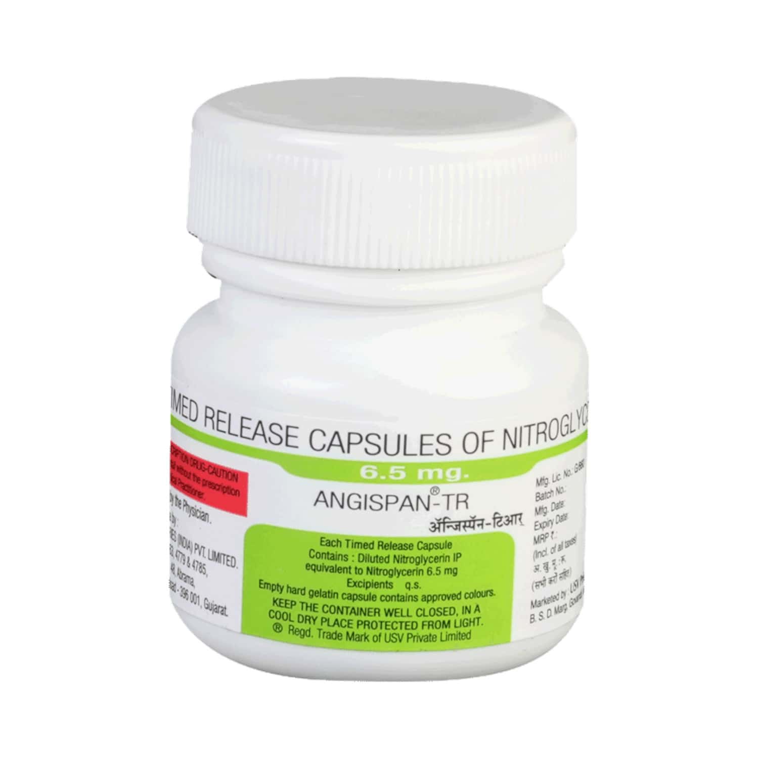Angispan Tr 6.5mg Tablets