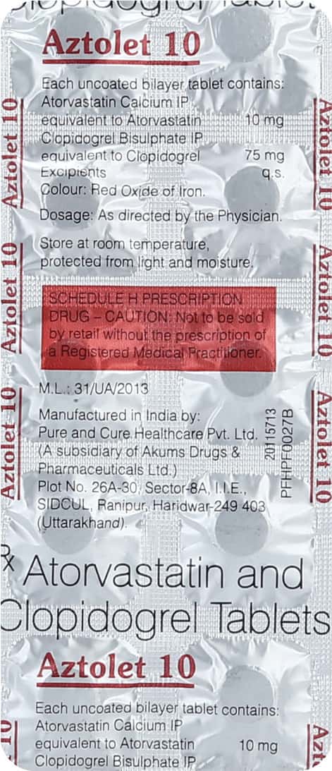 Attentrol 10mg Tablets