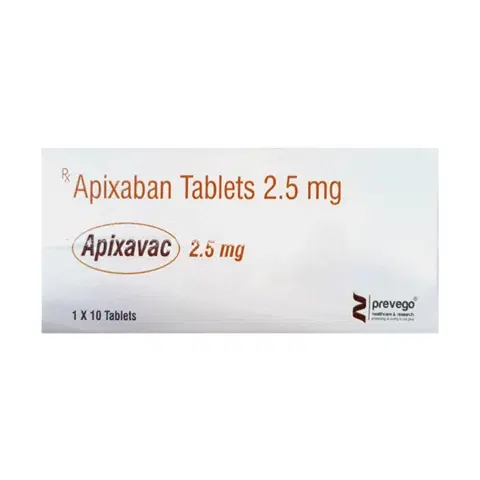 Apixavac 2.5mg Tablets