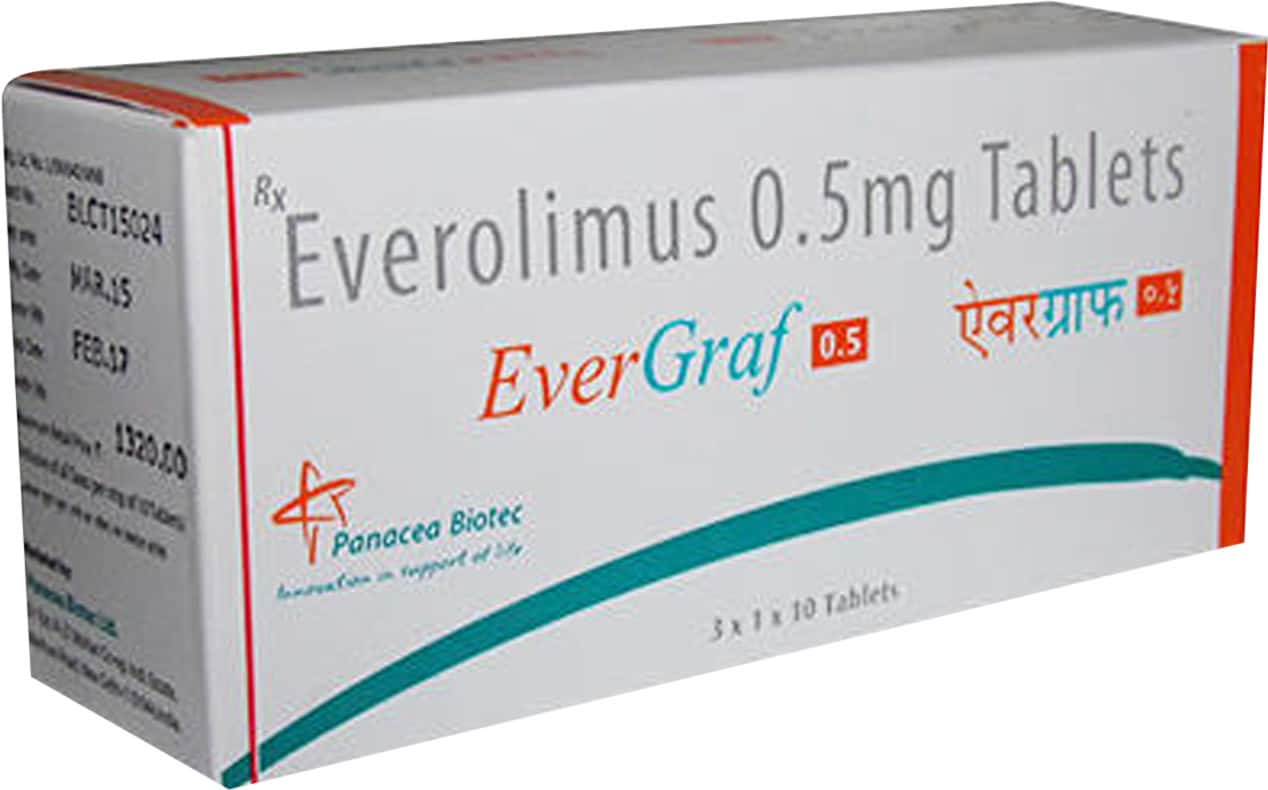 Evergraf 0.5mg Tablets