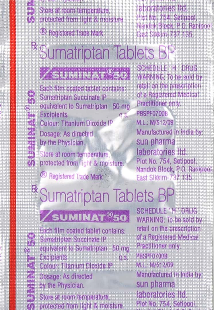 Sutinat 50mg Tablets