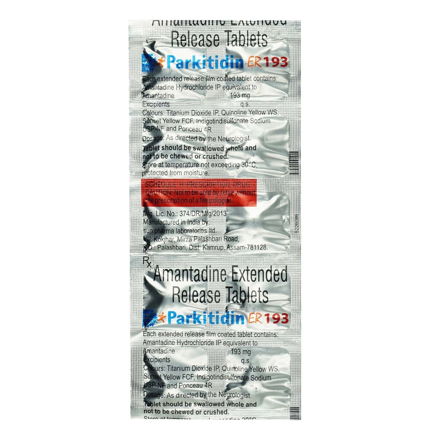 Parkitidin ER 193mg Tablets