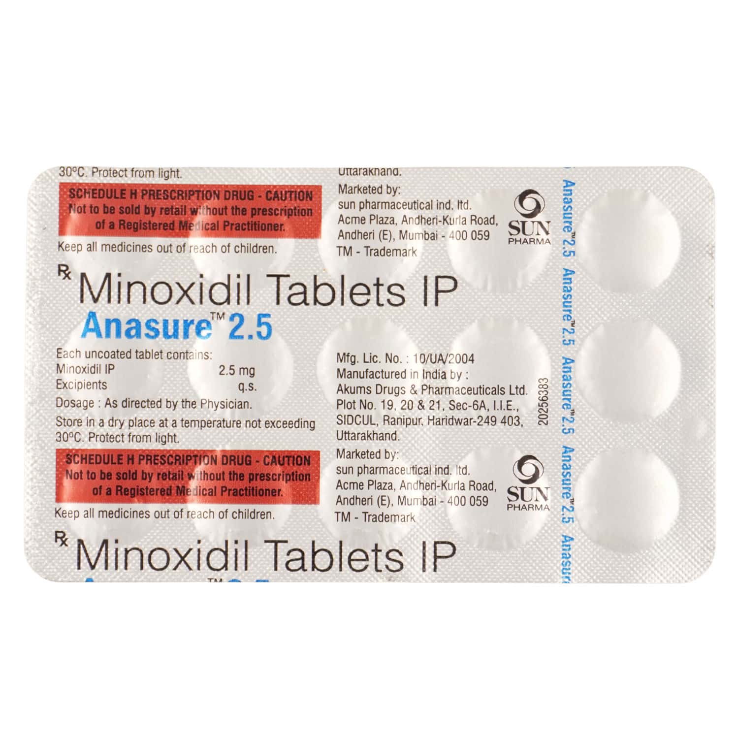 Anasure 2.5mg Tablets-105TAB