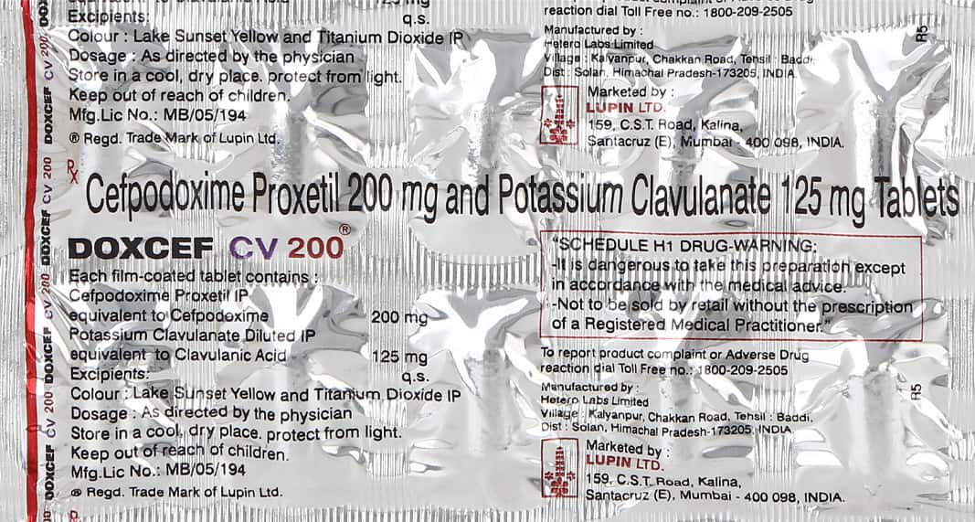 Doxcef 200mg Tablets