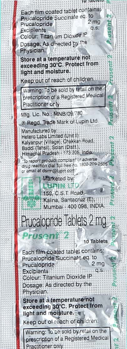 Prusent 2mg Tablets