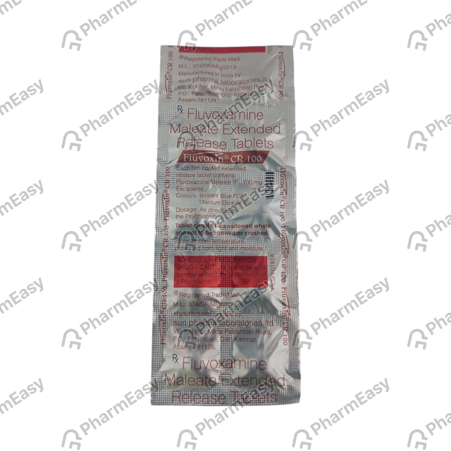 Fluvoxin Cr 100mg Tablets