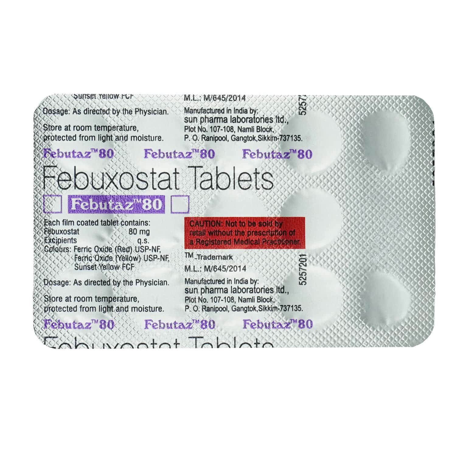 Febutaz 80mg Tablets