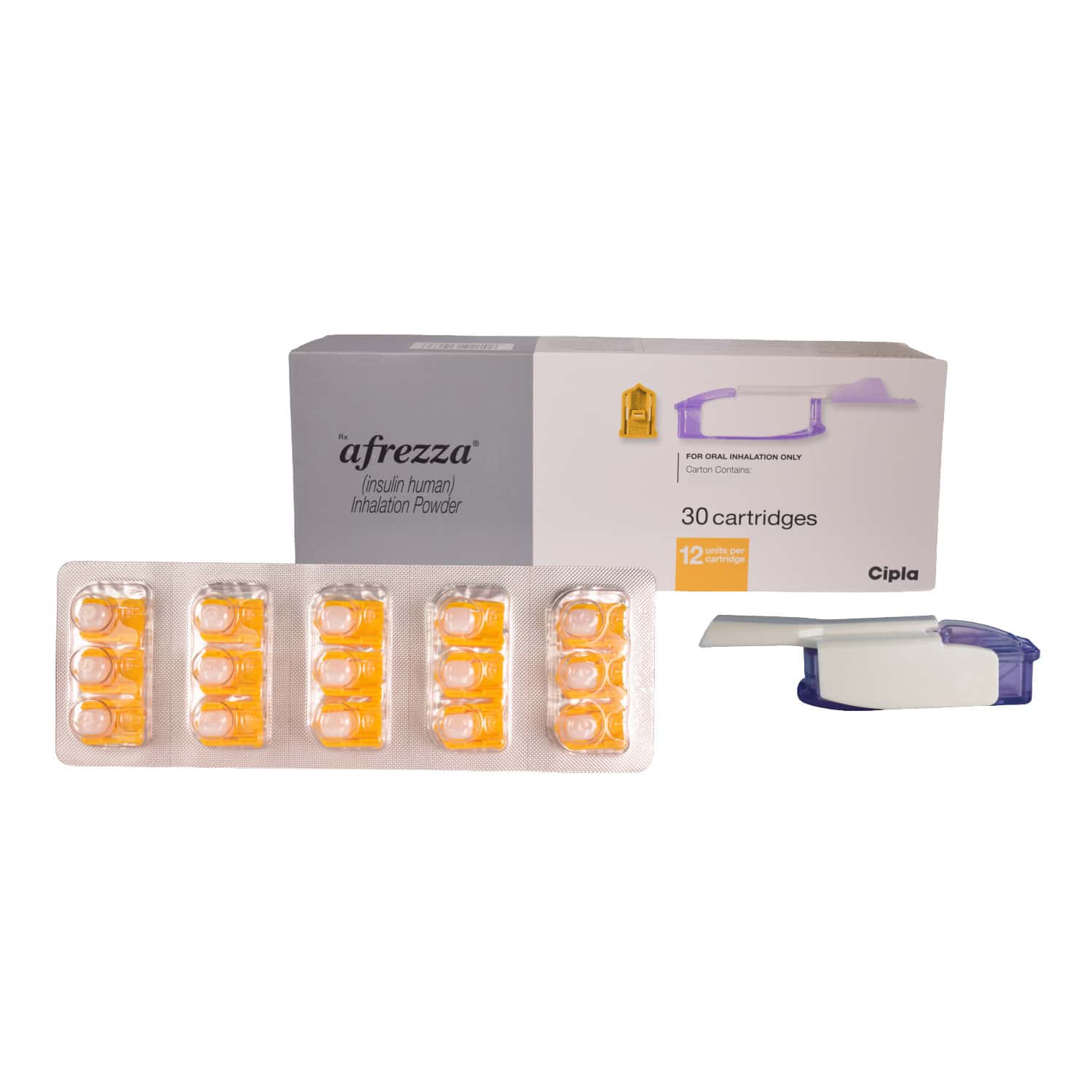 Afrezza 12mg U30 S Cartridg+Inh Tablets
