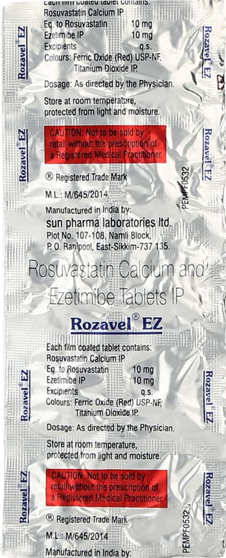 Rozavel-Ez 10mg Tablets