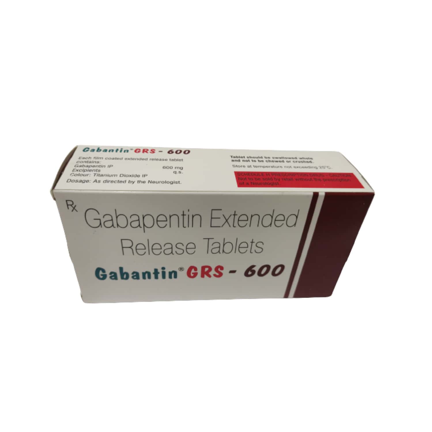 Gabantin Grs 600mg Tablets