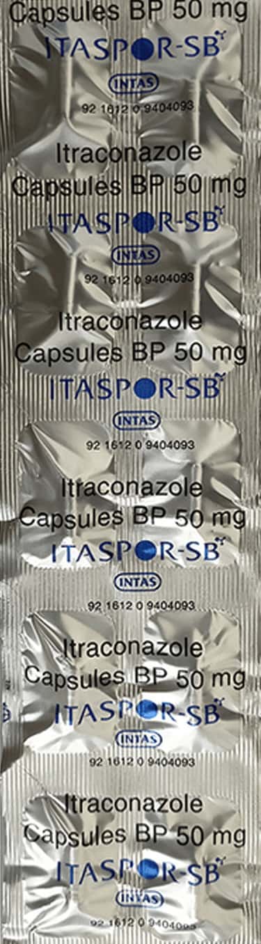 Itaspor Sb 50mg Tablets